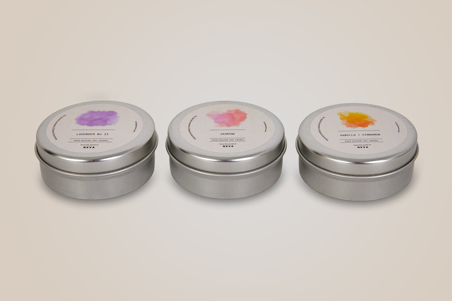 Lavender Soy Candle in Recycled Aluminum Tin (100gr)