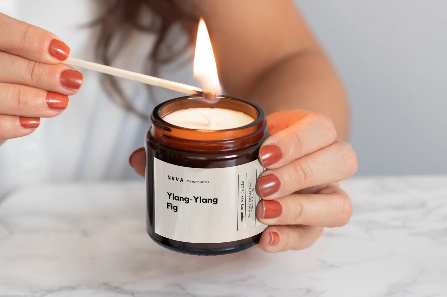 Ylang-Ylang + Fig, Organic Soy Candle