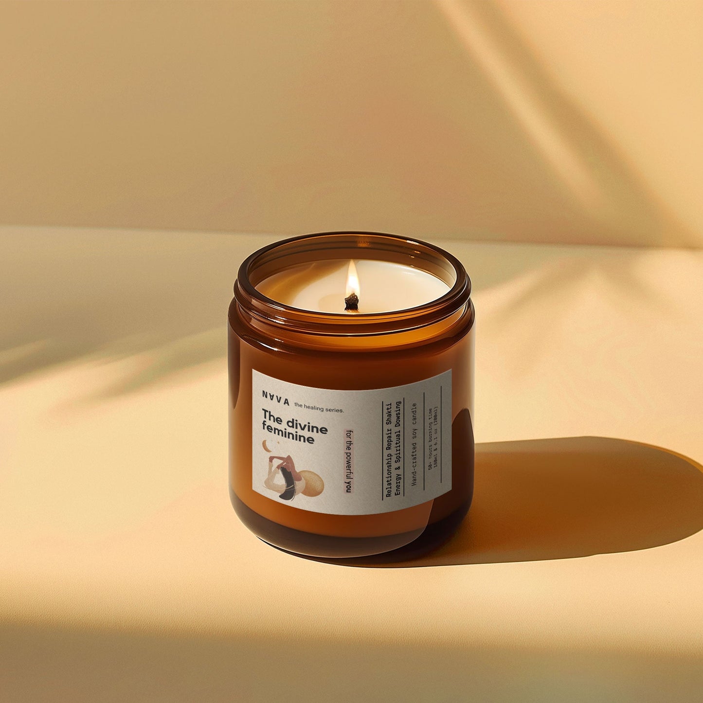 The Divine Feminine – Organic Soy Candle | Your Power Companion