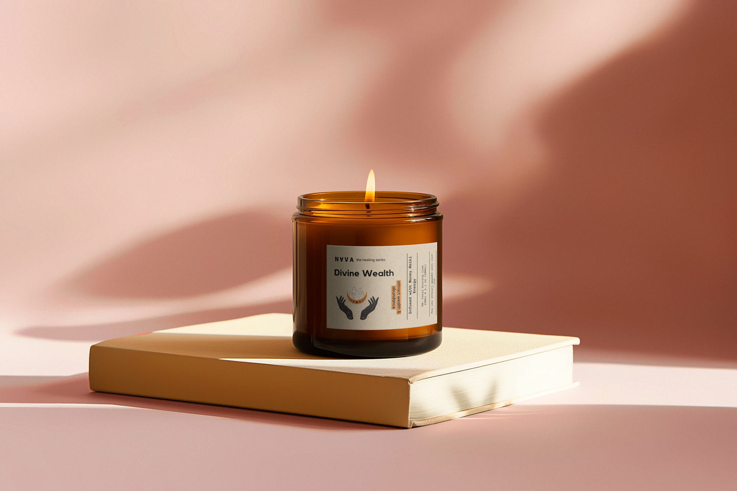 Divine Wealth, Handcrafted Soy Candle