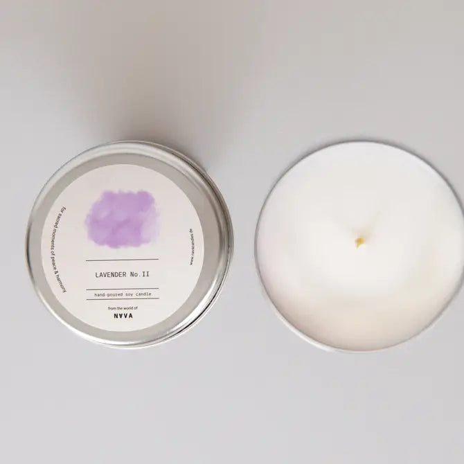 Lavender Soy Candle in Recycled Aluminum Tin (100gr)
