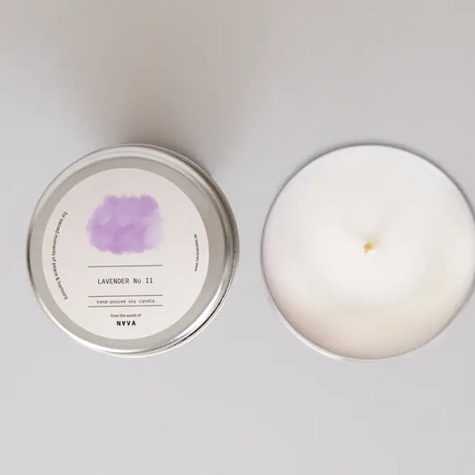 Lavender Soy Candle in Recycled Aluminum Tin (100gr)