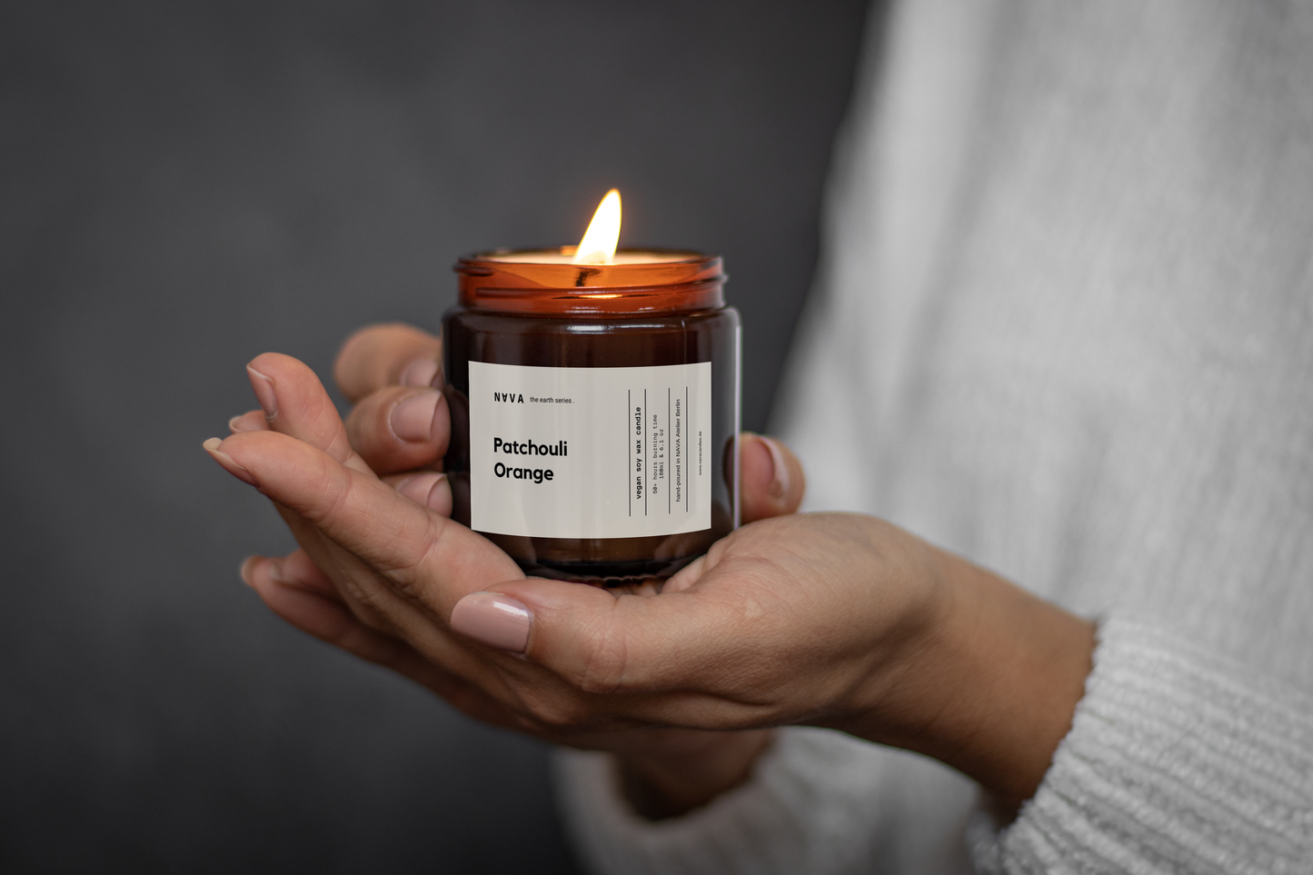 Orange + Patchouli, Organic Soy Candle