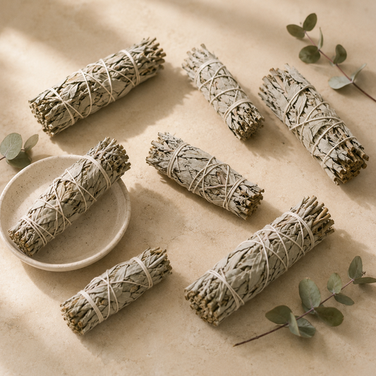 White Sage Bundle – Natural Smudge Stick for Cleansing & Purifying