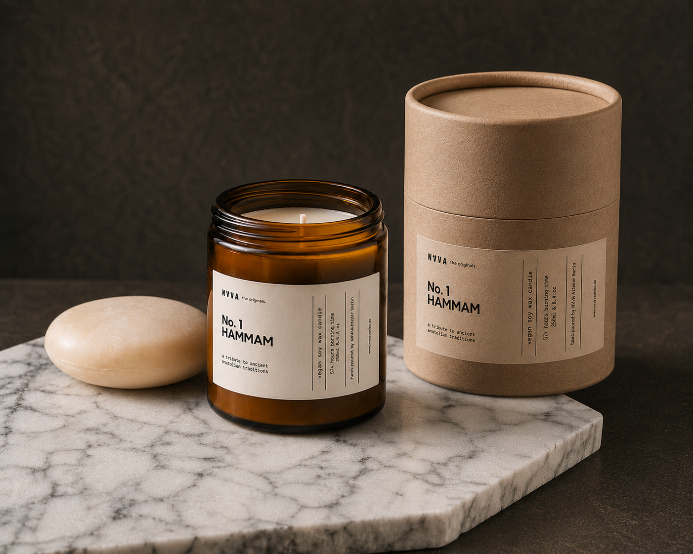 HAMMAM No.1 – Soy Candle | Clean Soap & Ancient Rituals
