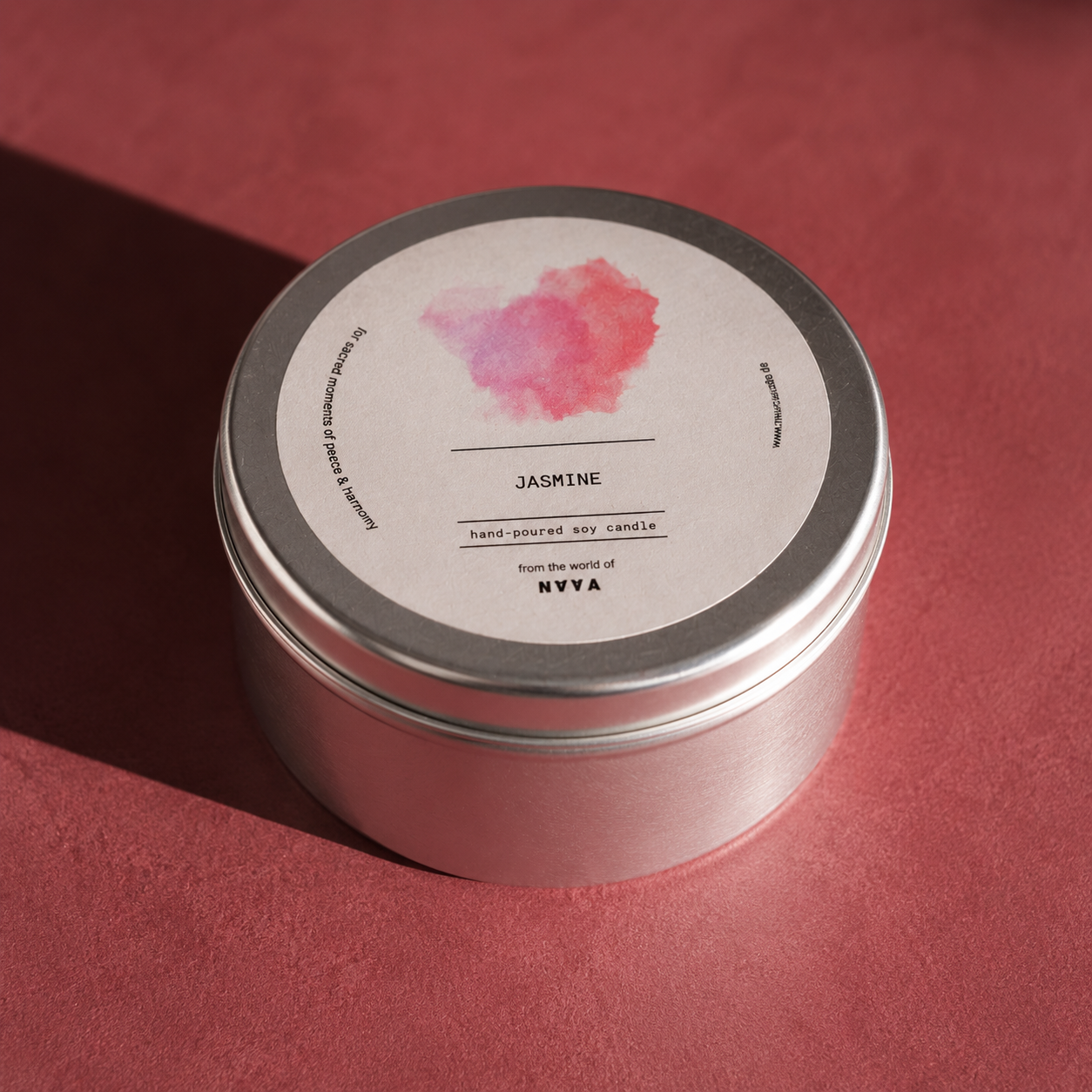 Jasmine Soy Candle in Recycled Aluminum Tin (100gr)