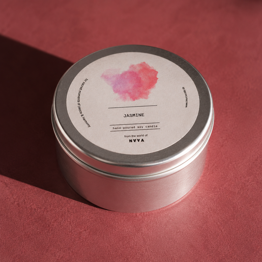 Jasmine Soy Candle in Recycled Aluminum Tin (100gr)
