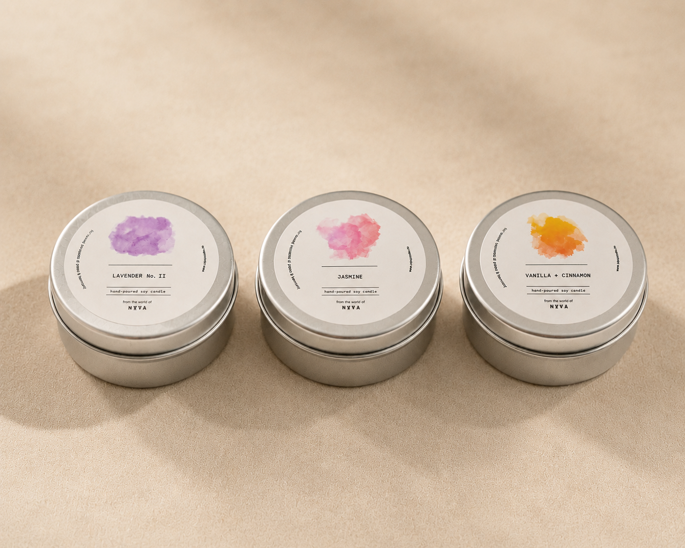 Lavender Soy Candle in Recycled Aluminum Tin (100gr)