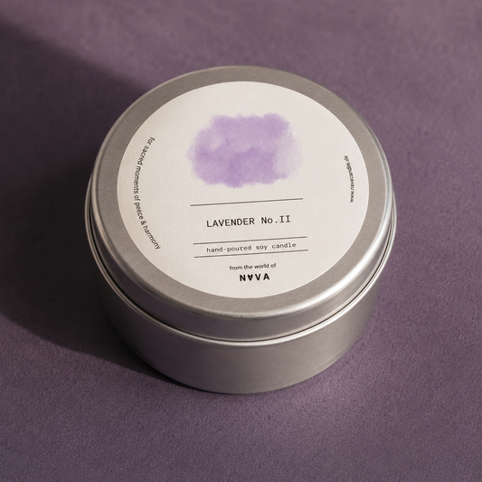 Lavender Soy Candle in Recycled Aluminum Tin (100gr)