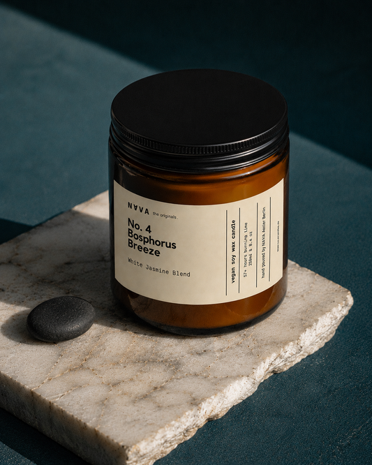 Organic Soy Candle - Bosphorus Breeze | Jasmine & Sea Salt