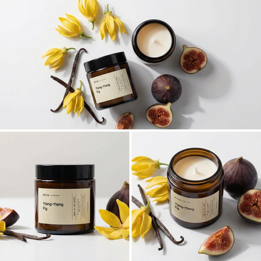 Ylang-Ylang + Fig, Organic Soy Candle