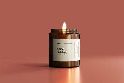 Home Distilled sandalwood soy candle by NAVA — hand-poured in Berlin