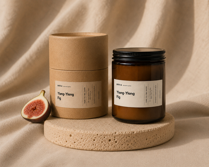 Ylang-Ylang + Fig, Organic Soy Candle