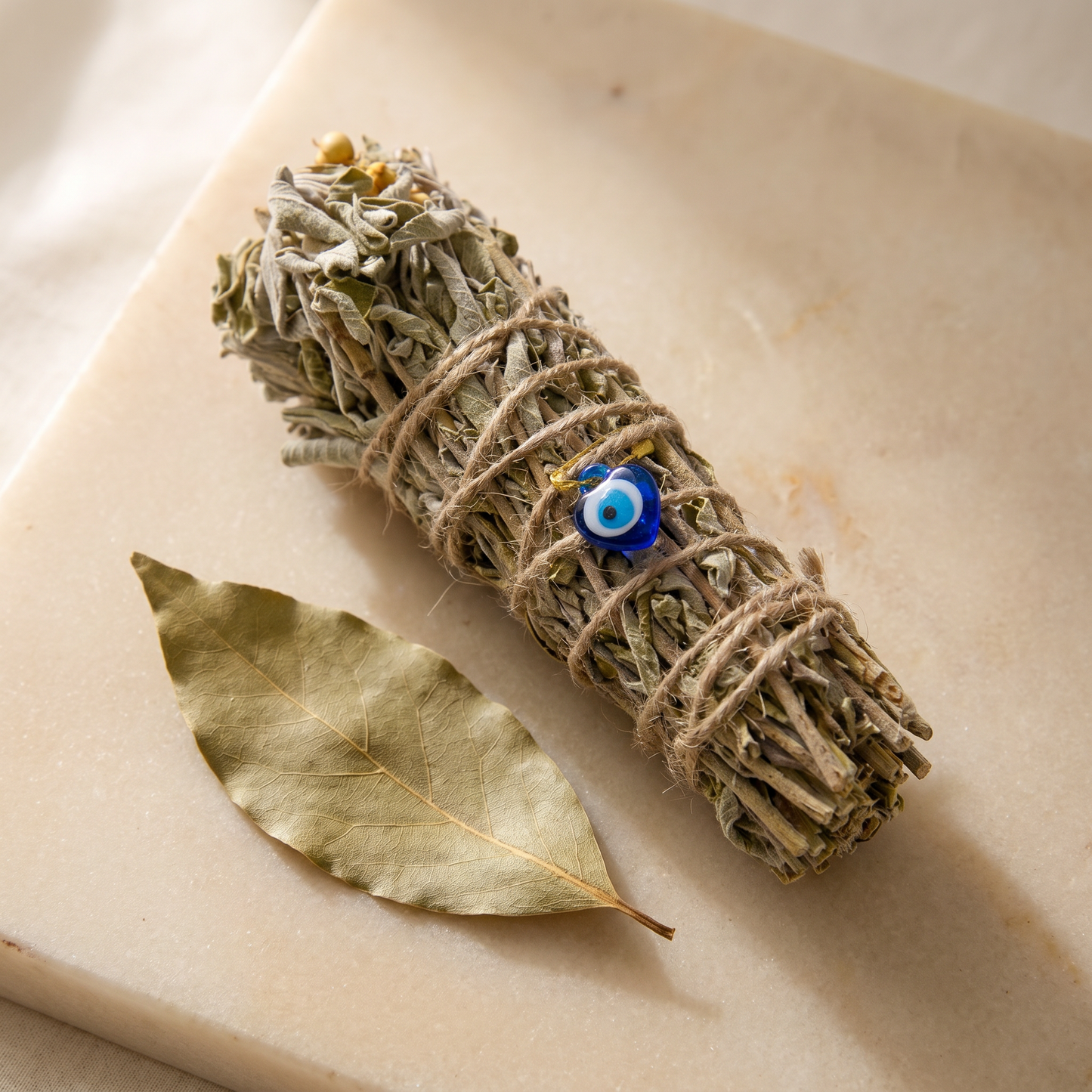 Herbal Incense Bundle Pack of 5 – White Sage, Wild Rue & Bay Leaf | Natural Cleansing Smudge Stick